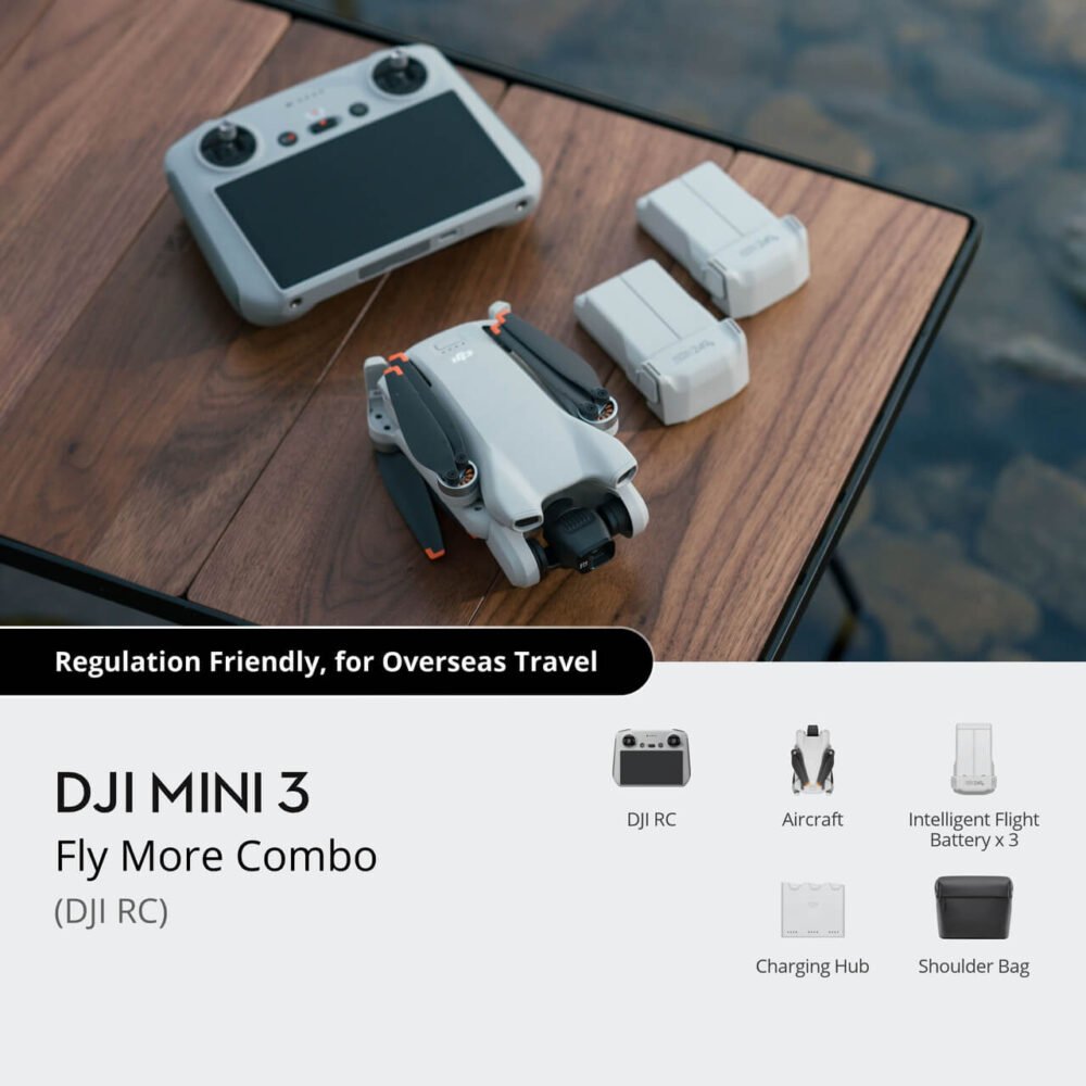 DJI Mini 3 Fly More Combo (DJI RC)(GL)