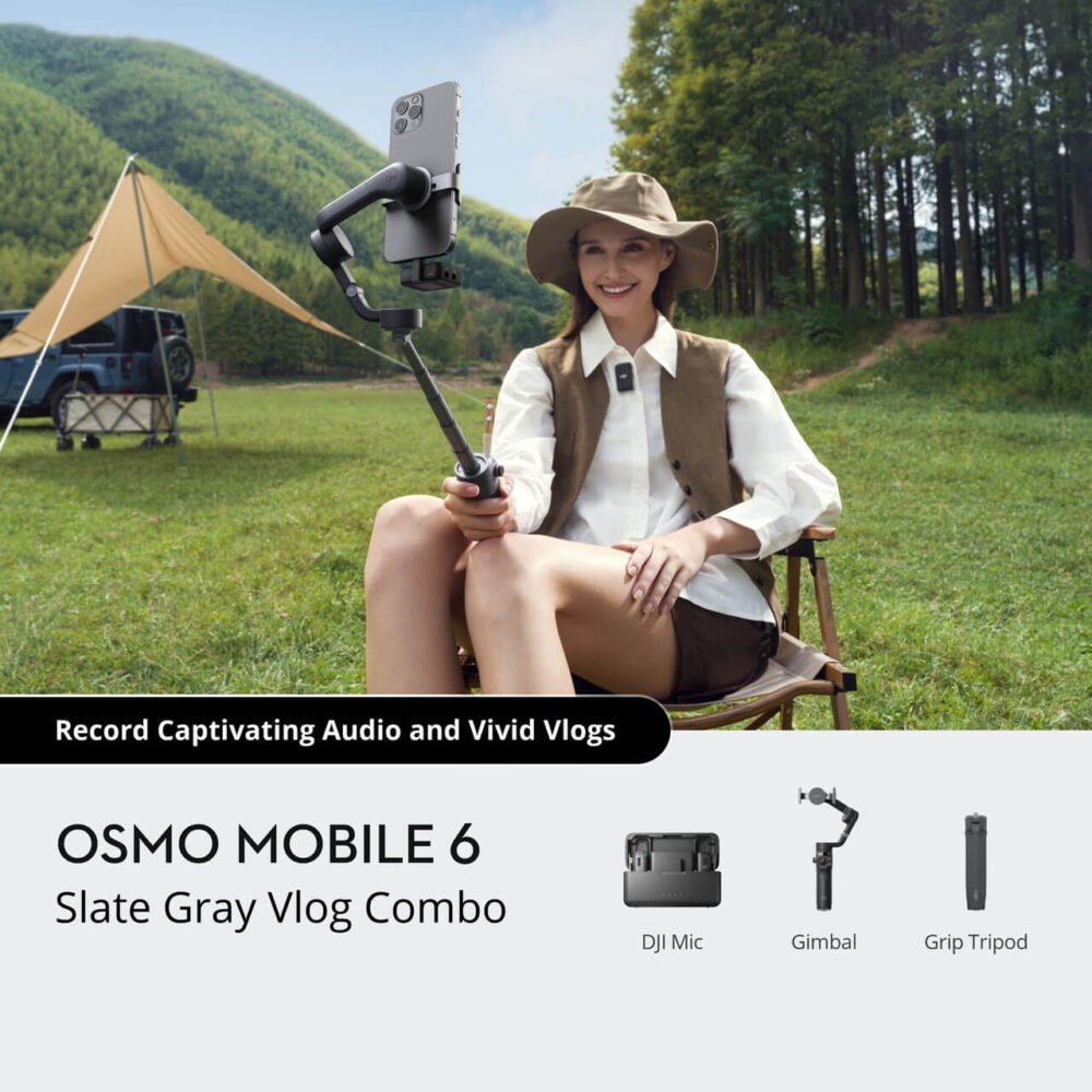 Osmo Mobile 6 Slate Gray Vlog Combo