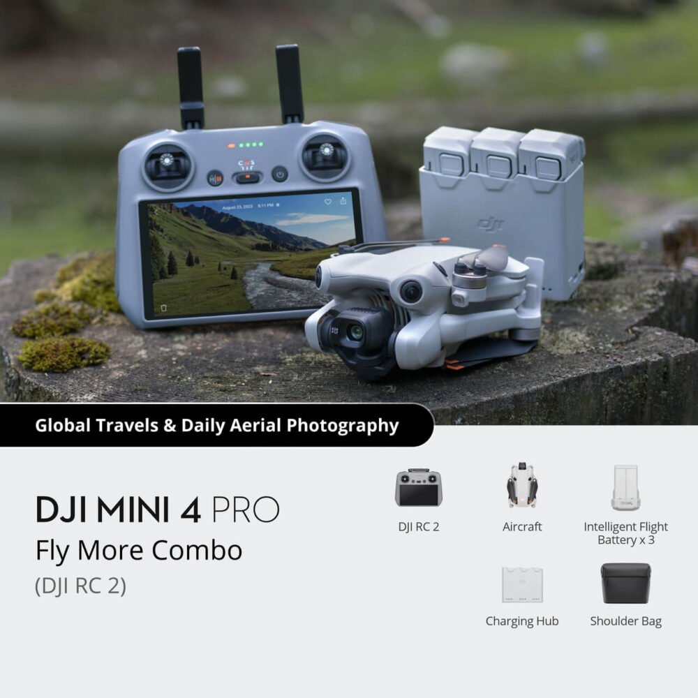 DJI Mini 4 Pro Fly More Combo (RC 2)(GL)